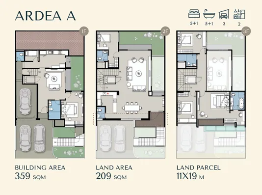 Floor plan for ARDEA A